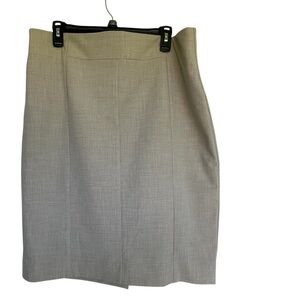 Worthington Gray Pencil Skirt Knee-Length Work